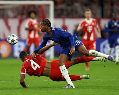 The Blues' boss fumes after Bayern Munich defender Tah escapes sending-off in UCL defeat